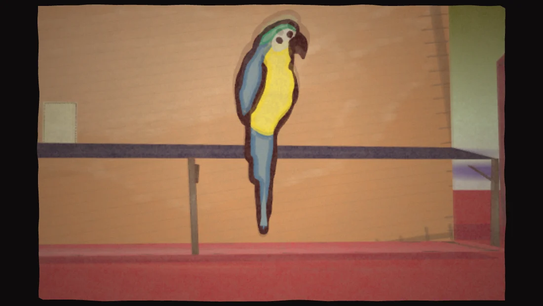 A plate from Series 100: The Macaw