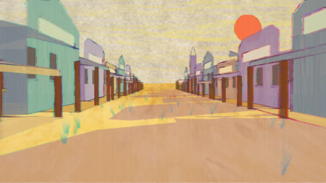 A plate from Series 30: The Sheet Underneath