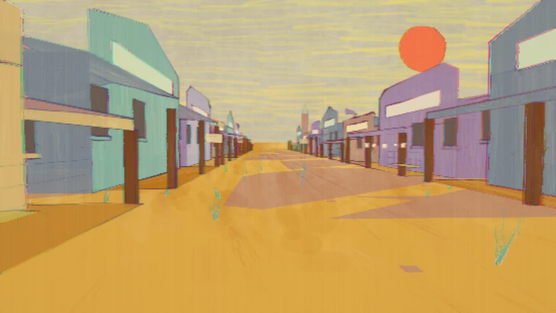 A plate from Series 33: The Street, Furnished