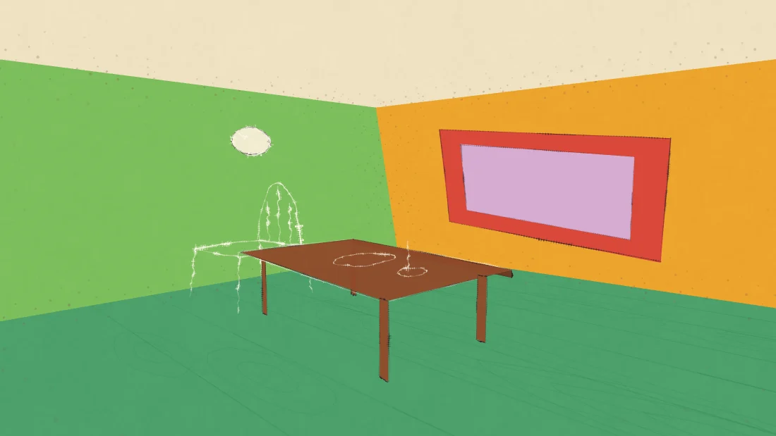 A plate from Series 38: Six Things In A Room