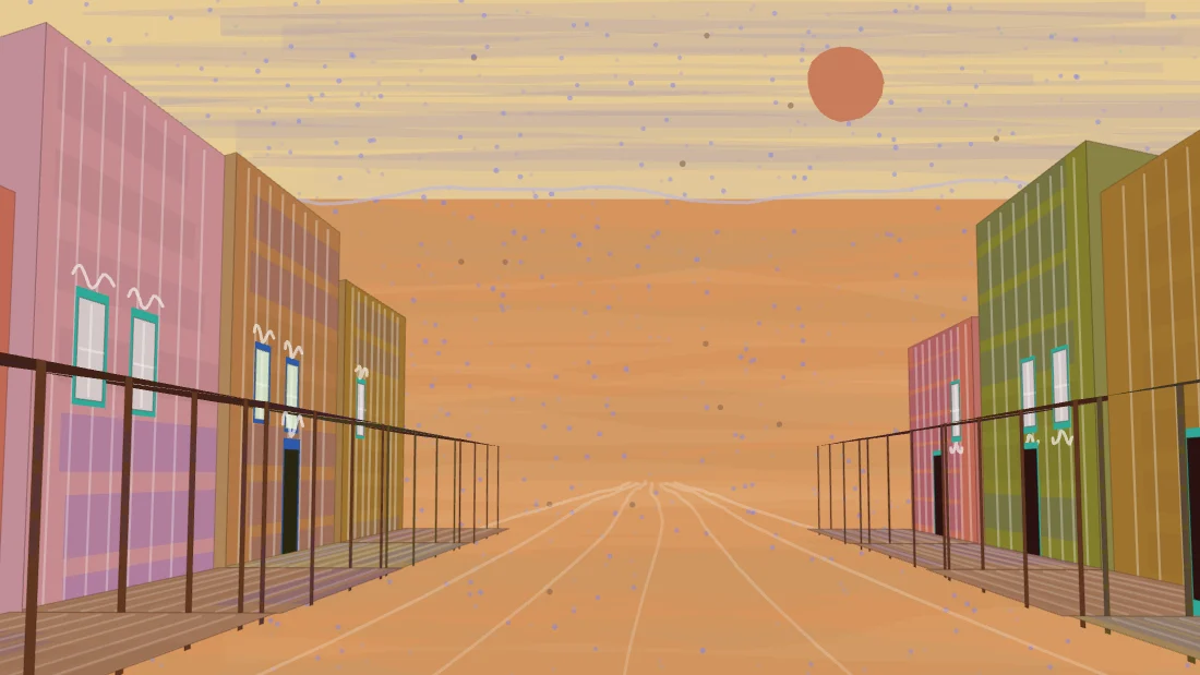 A plate from Series 67: A Place You Could Walk Down
