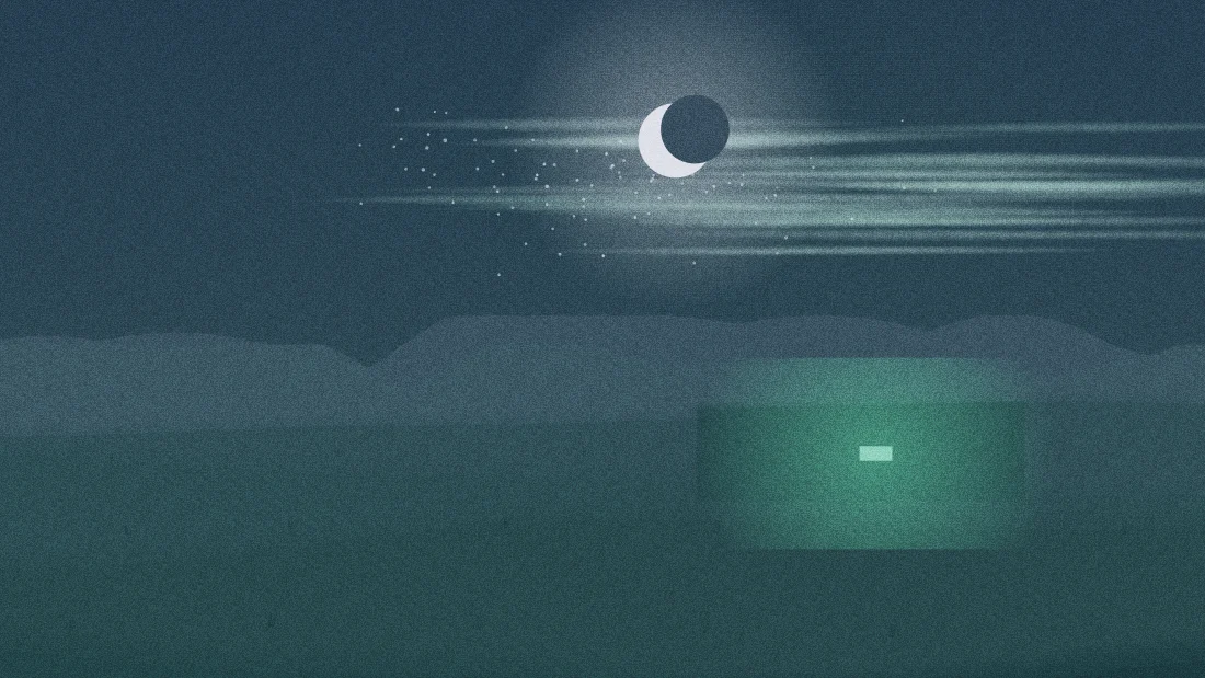 A plate from Series 79: Night, And What It Takes