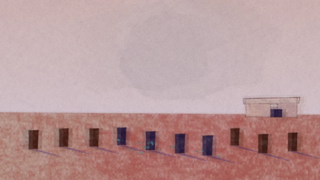 A plate from Series 82: Only The Fringing Moves