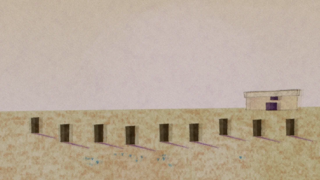 A plate from Series 84: Drawn With A Stick