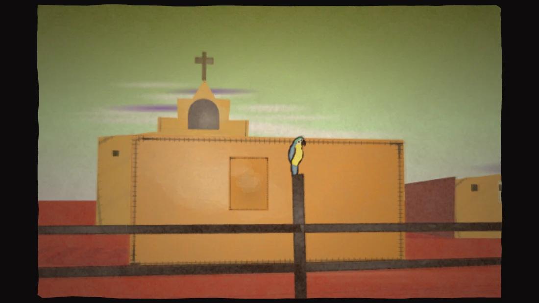 A plate from Series 98: The Wall Carries Its Own Boards